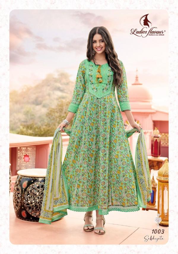 Ladies Flavour Sabhyata Cotton Designer Kurti With Dupatta Collection